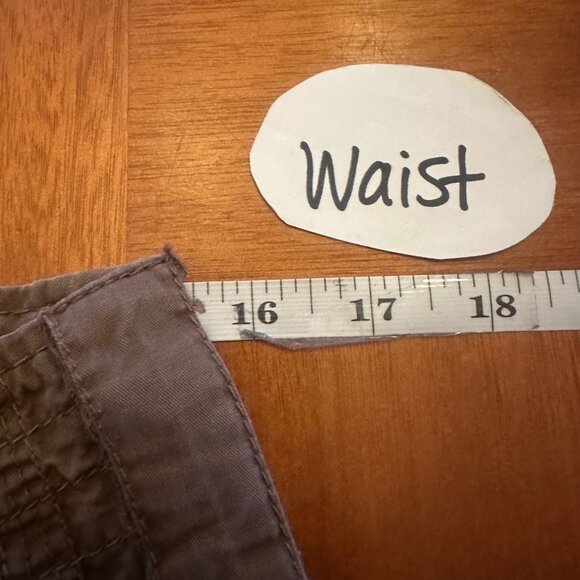 Romeo & Juliet Couture Brown Cargo Pants With Embroidered Eagle Design - Picture 3 of 9